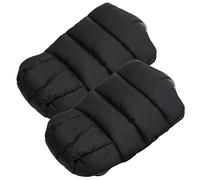 IWOWHERO Guantes Cálidos Para Carrito De Manoplas Antiviento y Resistentes Al Frío Compatibles Con Cochecitos Estándar Perfectos Para Padres Invierno Negro