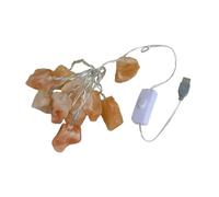 IWOWHERO Guirnalda de Luces Decorativas de Sal del 10 Leds Interruptor USB Luz Nocturna Colgante para Dormitorio y Ambiente Relajante