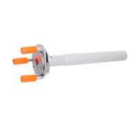 IWOWHERO Herramienta de Extracción de Detectores de Humo 2 Piezas con Cabeza de Garra y Varilla Corta de Aleación de Aluminio para Instalación y Desmontaje Seguro en Techos Altos