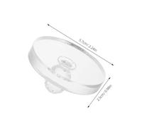 IWOWHERO Herramienta de Presión para Sombras de Ojos 2 Piezas Sello de Plástico Compacto para Sellar Polvos Aplicador de Maquillaje Portátil para Retoques de Rubor y Cejas Dispositivo