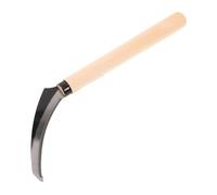 IWOWHERO Hoz de Deshierbe Multifuncional con Mango de Madera Dentada Ultrafina para Cortar Maleza Césped y Cuerda Herramienta Ligera y Ergonómica para Jardín y Pesca