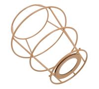 IWOWHERO Iron Wire Lampshade Frame DIY Light Fixture Cover With Handcrafted Rope Weaving For Artistic Home Decor Indoor Use