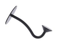 IWOWHERO Jabonera Magnética de Pared en Acero Inoxidable Negro Ventosa Fuerte y Diseño Drenante Organizador Práctico para Baño y Cocina Soporte Antihumedad para Jabón Portátil