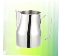 IWOWHERO Jarra Espumadora de Leche de Acero Inoxidable con Diseño de Águila Jarra Profesional para Latte Art y Espumar Leche Compatible con Cafeteras Espresso