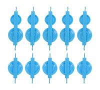 IWOWHERO Juego de 10 Poleas de Plástico para Experimentos Educativos, 5 Dobles y 5 Simples, Equipo Experimental de Física y Mecánica, Herramienta de Enseñanza para Elevar y Laboratorio