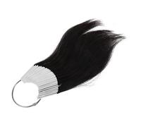 IWOWHERO Juego de 30 Muestras de Color de Cabello Humano Duradero para Técnicas de Teñido y Lavado en Formación Profesional