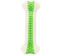 IWOWHERO Juguete Masticable Sabor a Tocino para Perros, Hueso | Nylon y Pu, Color Verde Claro, Aplica Pasta Dental, Limpieza Dental, para Cachorros