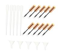 IWOWHERO Kit de 20 Tubos de Rímel Vacíos para Transferencia de Plástico con Embudos y Pipetas Ligero y Práctico para Uso en Casa Viaje