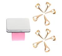 IWOWHERO Kit de Herramientas para Separar y Seleccionar el Cabello con Anillos de Silicona y Portapin para Muñeca, Adecuado para Fiestas de Halloween y Uso en Casa Color Aleatorio