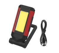 IWOWHERO Lámpara de Trabajo LED Recargable USB con Soporte Plegable y Imán Luz de Inspección para Camping Exterior Mantenimiento Vehículos y Emergencias