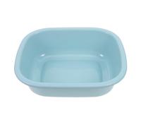 IWOWHERO Lavabo Rectangular Grueso Portátil de Tamaño Medio en Color Azul Puro, Lavabo Multifuncional para Lavado de Manos, Pies y Cabello, Adecuado para Baño, Lavandería y Uso Exterior