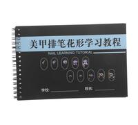IWOWHERO Libro De Práctica De De Uñas 50 Hojas Para Principiantes Papel De Práctica Suministros De Manicura Herramientas Para Diseño De Uñas