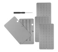 IWOWHERO Libro Metálico de Semillas Criptográficas de Acero Inoxidable, Almacenamiento Seguro de Frases de 24 Palabras, Copia de Seguridad Mecánica Resistente al Desgaste para Criptomonedas