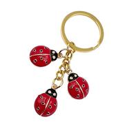 IWOWHERO Llavero de Mariquita de Aleación Robusta Colgante Creativo para Bolso y Llaves de Coche Accesorio Femenino de Moda y Original para Uso Diario