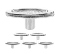 IWOWHERO Llaves de Cuerda de Repuesto Manijas Decorativas de Hierro Plata 6 Piezas Ajuste de Tempo para Caja Musical DIY para Creaciones de Caja de Música