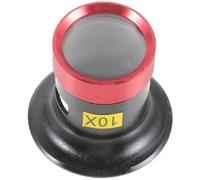 IWOWHERO Lupa de Diadema para Reparación de Relojes y Joyería Lente de Vidrio 10X Cuerpo Metálico Compacto y Ligero Herramienta Profesional para Lectura y Reparación Detallada