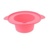 IWOWHERO Máquina De Depilación Con Cera Caliente Calentador Tazas Para Derretir Cera Cuenco De Cera De Silicona Reemplaza El Revestimiento Rosa