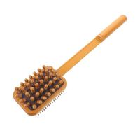 IWOWHERO Martillo de Masaje de Madera Natural Doble Cara para Cuello y Espalda, Masajeador Manual de Meridianos Portátil, Herramienta de Masaje para Aliviar Tensión Muscular en Casa,