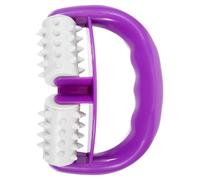 IWOWHERO Masajeador de Brazos y Rodillo Muscular para Tejido Profundo, 1 Unidad, Tamaño Pequeño, Manual, para Deportistas y Yoga, Uso Corporal en Interior y Exterior, Color Púrpura