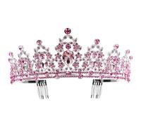 IWOWHERO mini regreso a casa nupcial para el novias tocados de novia tiaras de novia tiaras novia tiara de niña tocado de mujer niña tiara decorativa novia tiara decoración aleación