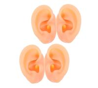 IWOWHERO Modelo De Oreja De Simulación De 2 Pares Modelo De Oreja De Silicona