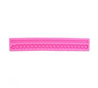 IWOWHERO Molde de Silicona para Fondant Forma de Cadena Resistente Altas Temperaturas Antiadherente y Ecológico Utensilio para Decoración de Pasteles DIY para Repostería y Chocolatería