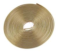 IWOWHERO Moldura Autoadhesiva Dorada para Pared de Fondo de Tv, Borde Flexible de 8 Mm X 5 M, Tira Decorativa Resistente y Fácil de Limpiar para Molduras de Esquina, Techo y Baño