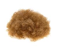 IWOWHERO Moño Afro Rizado Sintético para Mujer Postizo Ligero y Voluminoso Accesorio de Cabello Natural para Fiesta Uso Diario y Cosplay Compatible con Adultos y Niñas