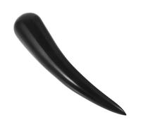 IWOWHERO Palo de Masaje Corporal de Cuerno Natural para Raspado Gua Sha, Herramienta de Masaje Facial y Muscular, Pulido Suave, Alivia Fatiga, Uso Profesional y Personal, Relajación Cuerpo