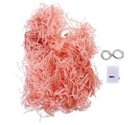 IWOWHERO Papel Triturado Brillante para Relleno de Cajas y Manualidades 50 G de Papel de Rafia en Tiras Relleno Decorativo para Embalaje de Regalos en Bodas Cumpleaños y Color Aleatorio