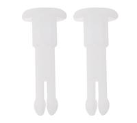 IWOWHERO Pasadores de Papel para Mentonera Óptica, 1 Par Blanco, 21 Mm de Largo y 5 Mm de Diámetro, Varilla de Fijación Plástica para Equipos de Optometría, Suministros para Procedimientos