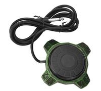 IWOWHERO Pedal para Máquina de Tatuajes con Conmutador Aluminio Resistente Verde Compatible con Suministros Profesionales y Seguro para Artistas de Tatuaje