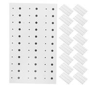 IWOWHERO Pegatinas Temporales de Lunares Faciales Negras 50 Unidades Reutilizables Calcomanías Hipoalergénicas para Maquillaje y Fiestas Accesorio Adecuado para Halloween y Uso Infantil