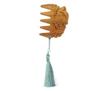 IWOWHERO Peine De Madera Peine Grande Para Rizos Cortadora Cepillo Para Enredos Terapéutico Para Decolorar Secador De Cabello Liso Diadema Alisador Cepillo Térmico