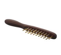 IWOWHERO Peine Masajeador de Sándalo de Madera con Dientes Anchos en Dos para Masaje Capilar Cuidado del Cuero Cabelludo y Desenredar Adecuado para Uso Casa y Viaje Aromaterapia Natural
