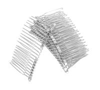 IWOWHERO Peines De Metal Cabello 10 Unidades 20 Dientes Para Asegurar Velo En Ocasiones Obsequios y Uso Diario