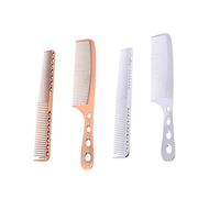 IWOWHERO Peines De Peines De Aluminio Para Corte De Cabello Profesional Color Bronce Para Salón De Belleza Herramienta De Peluquería Para Hombres y Mujeres