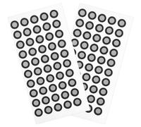 IWOWHERO Película Reflectante Pet Puntos de Marcado para Escáner 3D, 2 Hojas 100 Marcadores Reflectantes para Inspección y Ingeniería Inversa, Fácil Uso