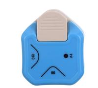 IWOWHERO Perforadora de Esquinas para Scrapbooking 4 Diseños Cortadora Redondeadora para Fotos y Tarjetas Herramienta Compacta de Plástico para Manualidades y Álbumes Uso Portátil para