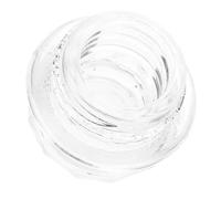 IWOWHERO Perilla Tapa de Vidrio Transparente Resistente al Calor para Cafetera Americana, Repuesto para Máquina de Café Expreso, Accesorio Duradero para Uso Doméstico y Profesional