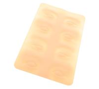 IWOWHERO Piel de Práctica para Delineador de Ojos 3d de Material Alimenticio, Tamaño 7.9x5.9 Pulgadas, Diseñada para Formación en Microblading y Maquillaje Permanente, Apta