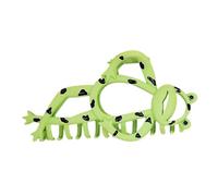 IWOWHERO Pinza Cabello Forma De Rana Grande, Garra Metálica Para Cabello Grueso y Fino, Accesorios Para Mujer, Sujeta Firme, Uso Diario y Peinados Variados