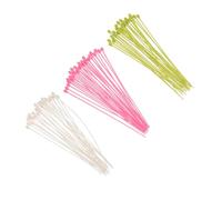 IWOWHERO Pinzas para Permanente de Cabello para Mujeres, 3 Sets de Plástico Verde, Protección del Cabello y Fáciles de Lavar, Ideales para Peluquería Profesional Color Aleatorio