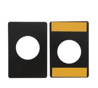 IWOWHERO Placa de Cierre de Puerta de Acero Inoxidable Kit de Reparación 2 Unidades Cubierta de Cerrojo Negra para Reforzar Cerraduras Puertas de Interior sin Necesidad de Taladrar