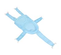 IWOWHERO Red de Soporte para Bañera de Ñiño Antideslizante Cojín de Baño de Malla Transpirable Azul para Recién Nacido Asiento Desmontable Ajustable para Ducha Segura de Pequeños