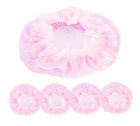 IWOWHERO Red Para Moño De Ballet Redecilla Invisible 5 Piezas Transpirable y Cómoda Para Bailarinas y Mujeres En Clases De Danza