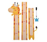 IWOWHERO Regla de Altura Autoadhesiva para Diseño Animal Pegatina Mural Removible para Habitación Infantil Decoración Anime para Medir Altura Niñas