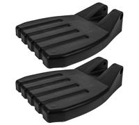IWOWHERO Reposapiés para Silla de Ruedas 2 Piezas Pedal Antideslizante de Alta Resistencia Compatible Mayoría de Modelos Accesorio Práctico y Portátil para Movilidad Diaria