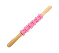 IWOWHERO Rodillo de Espuma para Masaje Muscular Mango de Acero Herramienta de Masaje Manual Resistente 1 Unidad Adecuado para Aliviar Piernas y Mejorar Circulación en Color Aleatorio