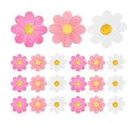 IWOWHERO Servilletas de Papel Decorativas Estampado de Margaritas Surtido de 60 Unidades 20 Rosa Fucsia 20 Rosa 20 Detalles Dorados Servilletas para Fiestas Bodas y Eventos